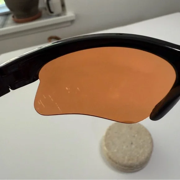 adidas Men's Black Frame Sunglasses with Orange Lenses - Picture 6 of 6